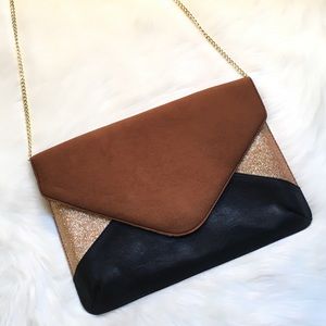 Steve Madden Color Block Envelope Crossbody Bag